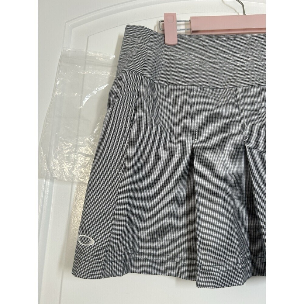 Vintage 90s Y2K Oakley Pleated Plaid Mini Skirt Size L tennis preppy athletic - Picture 6 of 12
